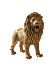 The Majestic Lion - Chrome Plated Sculpture