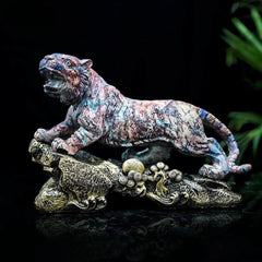 The Vibrant Tiger Handcrafted Figurine