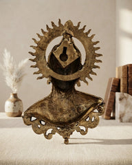 Tibetan Brass Wall Hanging Buddha Statue – Symbol of Peace & Wisdom