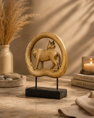 Tiger & Love Birds Handcrafted Sculpture