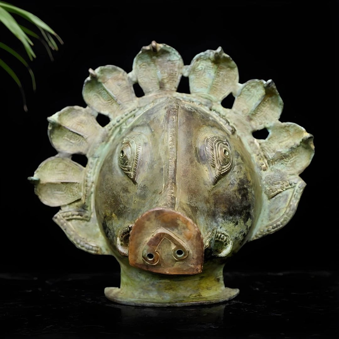 Varha Mask Antique - Bronze