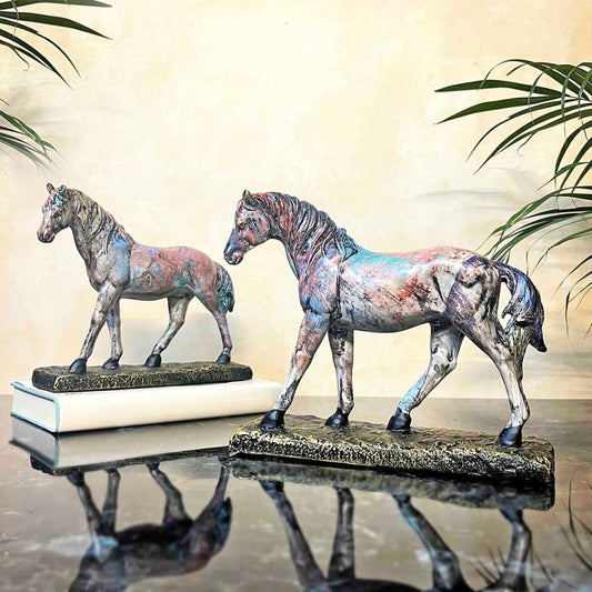 Vibrant Horse  Handcrafted Figurine