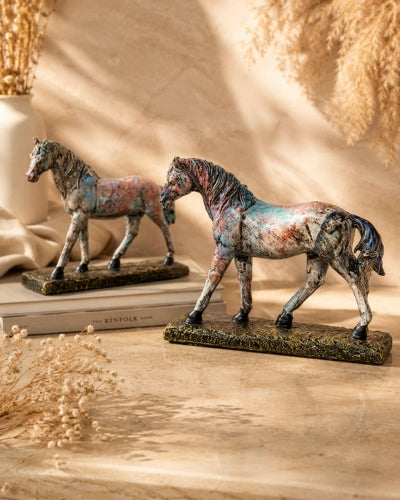 Vibrant Horse  Handcrafted Figurine