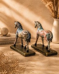 Vibrant Horse  Handcrafted Figurine