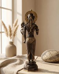Vintage Bronze Antique Annapurna Idol