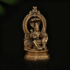 Vishnu and Lakshmi Brass Statue | Handmade Brass Idol