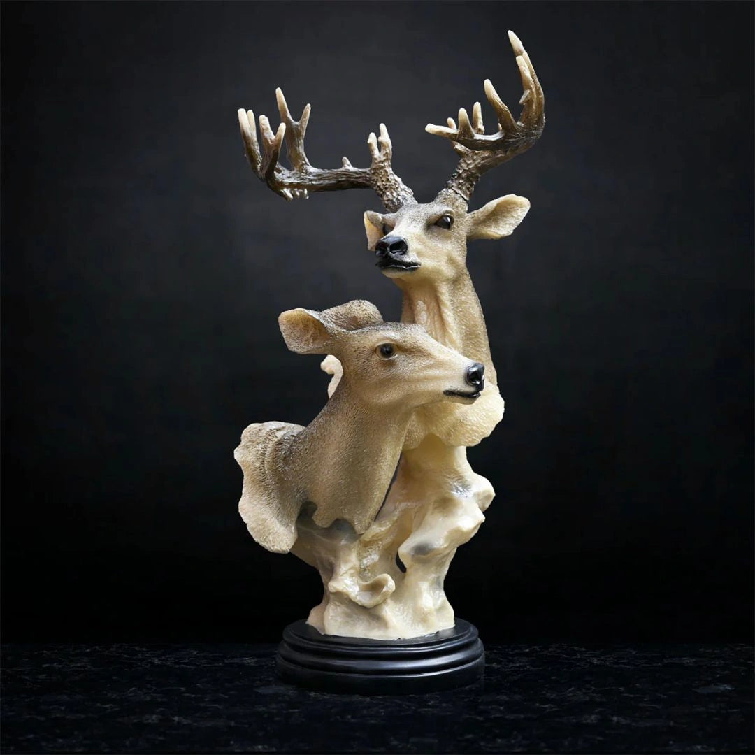 Wild Reindeer Sculpture - Large