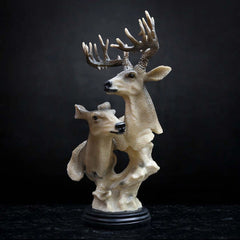 Wild Reindeer Sculpture - Large