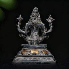 Yoga Narasimha Brass Statue