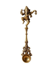 Buy Brass Ganesha Puja spoon